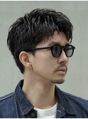波巻きツイストスパイラルニュアンスパーマアクティブショート
