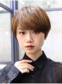 奥行き感たっぷり耳かけショート