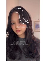 エトワ 中央店(etoi)&nbsp;大分韓国かき上げレイヤーカット大人レイヤー顔まわりレイヤー