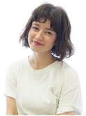 【QUATRO】ラフなルーズウェーブで簡単オシャレボブ