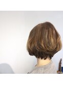 Short bob style  グラデーションカラー