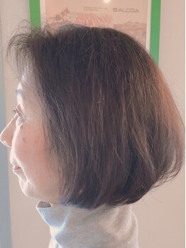 美容室 ウェーブ(WAVE)の写真/普段のグレイカラーに飽きた方♪オーガニックで髪にも優しくツヤ&透明感◎お洒落に染まると話題沸騰！！