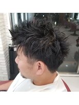 クオリス 赤塚店(QUALIS) 【QUALIS】ツーブロ/刈り上げ/ジェットモヒカン/メンズ