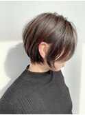 ショート/ショートボブ/くびれショート/丸みショート