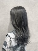 コントラストハイライトシルバーアッシュ