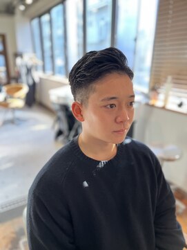 リバレッジ 広尾(Leverage) かき上げ七三ヘア