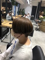 エイト 藤沢店(EIGHT fujisawa) ボックスボブ×髪質改善オリーブカラー