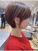 ショートボブ/ショートヘア/ショートカット/大人可愛いヘア