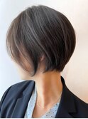 【姫路STEP】大人可愛いひし形ハンサムショートボブ前下がり＊＊
