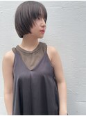 【切りっぱなしボブ】【ミニボブ】