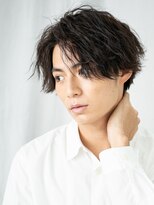 グルーミングサロン バーバー キャッスル 北浦和西口(Grooming salon Barber Castle)&nbsp;グレーベージュくせ毛風ソバージュでセクシーミディアムC北浦和