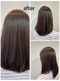 髪質改善カラーヘアエステ 必要に応じた栄養分配合