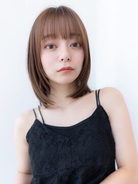 イオ 本厚木(io) 切りっぱなしボブ韓国レイヤー似合わせカットイメチェン卵型