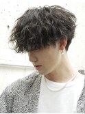 スパイラルパーマパーマ/メンズ/刈り上げ/眉毛/ツイスト
