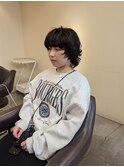笑顔溢れるウルフパーマ/ウルフカット/パーマ女子