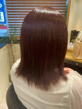 ヘアリゾート粋 トゥジュ 池袋東口店(tujuh) ミディアム/まろやかブラウン/ボブ/レイヤー