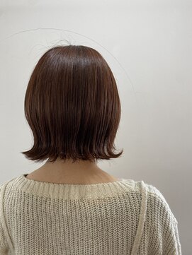 ヘアーアンドメイクアップモパ 外ハネボブ