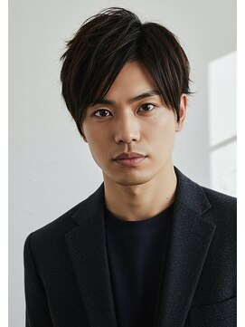 ユーフォリア 銀座本店(Euphoria) 20代30代40代似合わせ/ビジネス/センターパート/かきあげバング