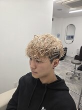 ラレデンシ フォー メンズ(LA LEDENSI for Men's) ハイトーンカラー×スペインカール