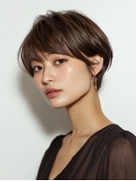 レリーノーブル 西宮北口(RelyNoble)&nbsp;40代丸みショート×美肌カラーで透明感＆若見え[西宮北口]