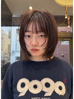 ロンドフルール 大宮東口(Lond fleur)&nbsp;ミニウルフレイヤーカット顔周りカット前髪カット韓国ボブ/大宮