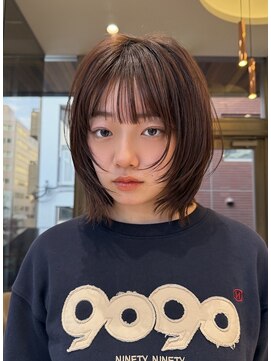 ロンドフルール 大宮東口(Lond fleur) ミニウルフレイヤーカット顔周りカット前髪カット韓国ボブ/大宮