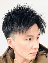 ヨシザワインク ハコザキ 水天宮前 日本橋人形町(YOSHIZAWA Inc.HAKOZAKI) 王道スマート!ビジネスツーブロックアップバング短髪