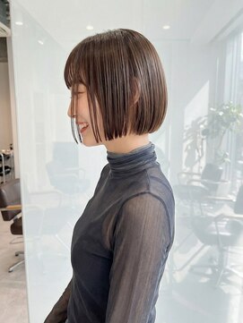 ソワー 甲斐店(SOWER) 切りっぱなしストレートボブ