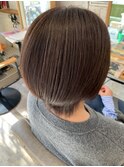 艶感レイヤーボブ×グレージュ/ショート/40代/50代/柏/柏市
