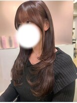 ユーフォリア 新宿店(Euphoria)&nbsp;【Euphoria SHOKI】チョコレートブラウン×ローレイヤーカット