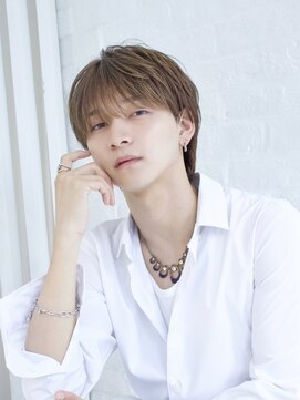 エイド 本店(aid) 毛流れナチュラルシースルーラウンドマッシュブラウンベージュ