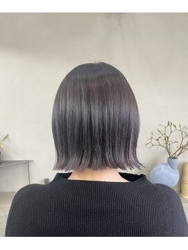 シアン(cyan) ブラック×グレーのアンブレラカラー