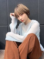 リノ エヘウ(Lino eheu)&nbsp;デザインカラー/骨格補正ショートカット/オリーブベージュ