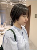 コンパクトショート/マッシュショート/顔まわり/くびれボブ/韓国