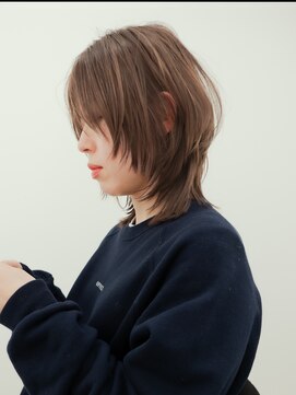 スーク(Suq.) ミディアムウルフ×フェイスレイヤー