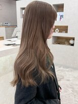 アロ 梅田(alo) 【momoa】大人っぽミルクティーベージュ《ブリーチ》