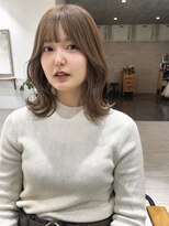 アフェクト(afect)&nbsp;ミディアムヘア×ベージュカラー