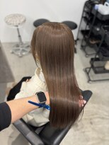 エン 四街道店(en)&nbsp;髪質改善で叶える艶感×透明感ブラウン［長橋/ダブルカラー］