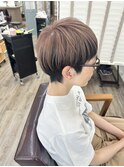 ミルクティーベージュダブルカラーインナーカラーケアブリーチ