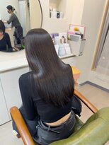 hyon myon/RISEbyREVO 綾瀬店【ヒョンミョン】&nbsp;ハッシュカット/デザインカラー/グレージュ[綾瀬駅/韓国ヘア]