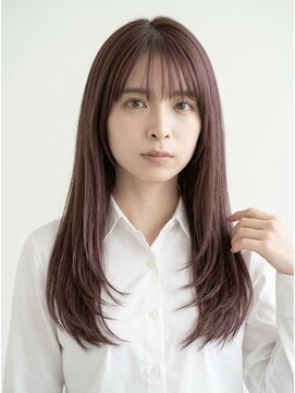 ヌーヌー 鶴ケ峰(nuu nuu) 髪質改善レイヤーで叶える艶感ラベンダーグレージュ