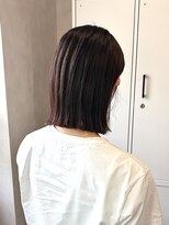 ルーチェ(Lu-che) ココアブラウン×切りっぱなしボブ×髪質改善カラー