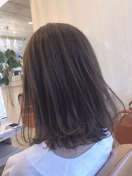 エンリエド(ENLIED) ENLIED☆バイオレットアッシュの切りっぱなしボブ☆