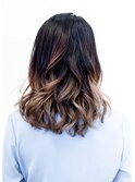 外国人風無造作ウェーブ