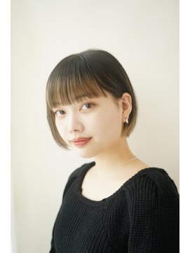 トリッカ 銀座(tricca) ミニボブ/ナチュラルストレート/インナーカラー