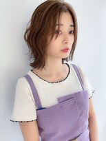 エル セルカ 高田馬場(el CERCA)&nbsp;[韓国風]ウルフレイヤーボブ×サンドベージュ