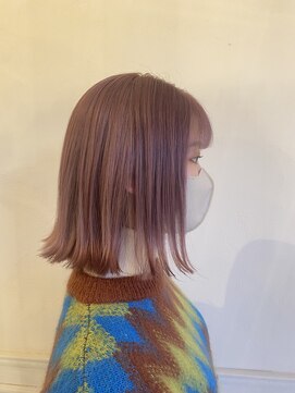 フェイバリットガーデン(FAVORITE GARDEN) 外ハネボブ×ピンクパープルヘア