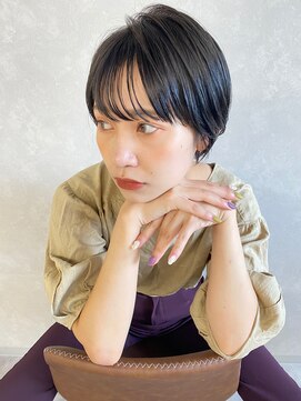 ガレージ バイ グリーン 原宿 表参道(Garage by green) 【loki】ショート×ダークカラー