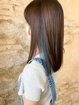 フロール 上大岡(Flor) 【Flor上大岡】*インナーカラー+ネイビー×ブラウン*