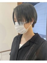 ハグ 横浜(HUG)&nbsp;スモークグリーン切りっぱなしショート